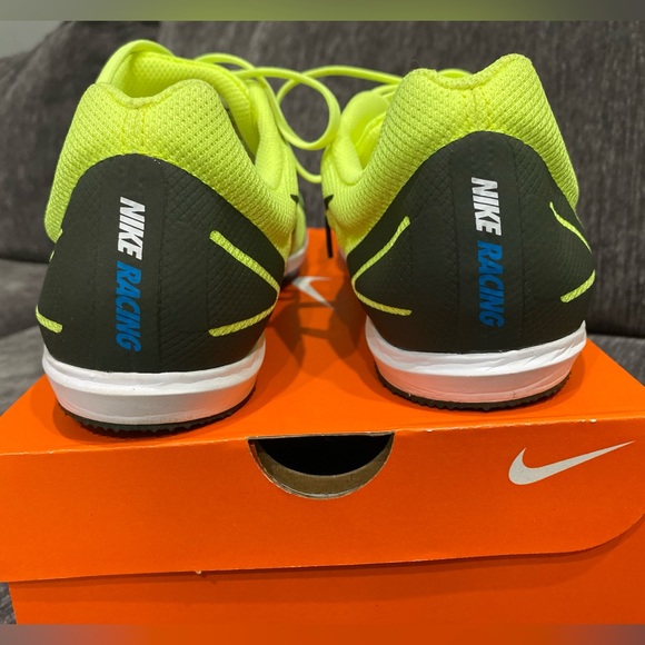 New Nike Zoom Rival D Yellow & Black Distance Track Spikes Unisex Shoes Size 12 - Picture 8 of 15